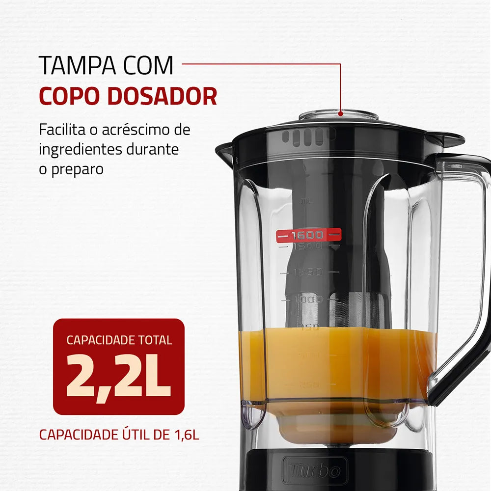 Liquidificador Turbo Power Mondial 550W - L-99 FB - Image 2
