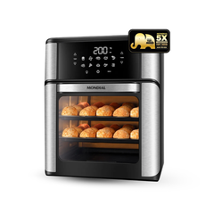 Air Fryer Forno 12L Afon-12l-gi 2000w Digital Mondial - Preto/Inox