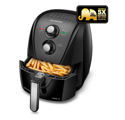 Imagem 1 de 1 de Fritadeira sem óleo air fryer 4L Mondial 1500W AFN-40-BFT
